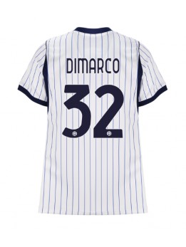 Ženski Nogometna dresi replika Inter Milan Federico Dimarco #32 Gostujoči 2026-27 Kratek rokav Ženski Nogometna dresi replika Inter Milan Federico Dimarco #32 Gostujoči 2026-27 Kratek rokav